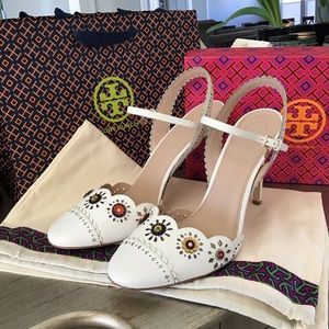 TORY BURCH Marguerite Leather Heel